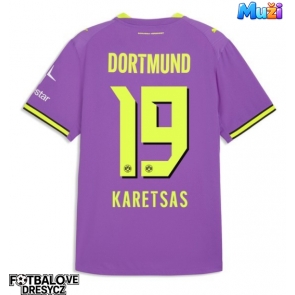 Borussia Dortmund Konstantinos Karetsas #19 Alternativní Dres 2026-27 Krátký Rukáv